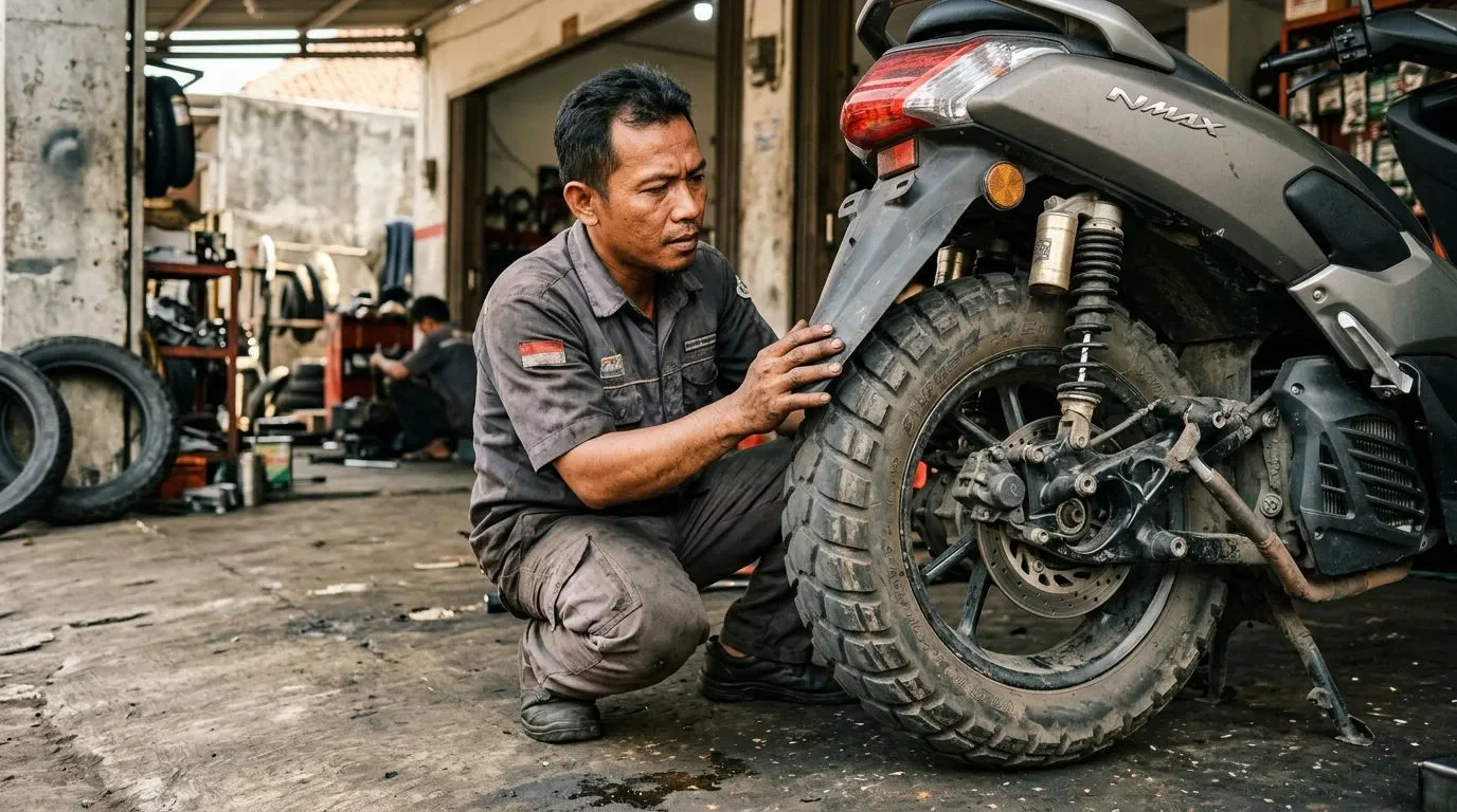 Efek Samping Pakai Ban Besar pada Motor: Risiko Mekanis dan Penurunan Performa yang Wajib Diwaspadai